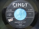 VERY RARE R&B DOO-WOP JUKEBOX 45 CLEO &THE CRYSTALIERS-PLEASE BE MY GUY on CINDY