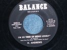 H. Andrews: I'm Tired of Being So Lonely / I Like Music [Original and Unplayed]
