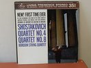 AUDIOPHILE MERCURY LIVING PRESENCE SHOSTAKOVICH QUARTET # 4, 8 BORODIN STRING Q.