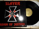 SLAYER-REIGN OF JUSTICE,extrem seltene Live LP von 1987WAHNSINNSRARITÄT