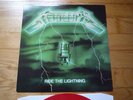Metallica -  Ride the Lightning red vinyl Bernett Records green Cover 