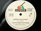 EARL CUNNINGHAM-Words Of The Father-BLACK UHURU-Wood For My Fire-UK DEB ORIG 12”
