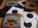 BEATLES - 2 X COPIES MAGICAL MYSTERY TOUR EP - YELLOW AND BLUE + 5 SINGLES