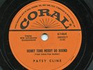 Hear - Rare Country 78 - Patsy Cine - Honky Tonk Merry Go Round - Coral - M-