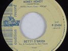 R&B Popcorn Soul 45 BETTY O'BRIEN Money Honey LIBERTY HEAR