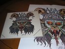 A.D.N. LP  SPANISH HEAVY METAL Justine + POSTER  MINT