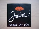 JANINE - CRAZY ON YOU + CANDY - JAN 001 - VERY RARE NWOBHM - STILETTO RECORDS