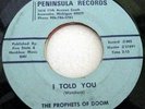 1967-PROPHETS OF DOOM-Garage Band-Mod Psyche-Escanaba Michigan-Peninsula Records