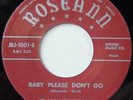 Popcorn R&B 45 ROSE MITCHELL baby please don't go JO ANN HENDERSON hear