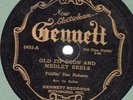 Gennett 6495 FIDDLIN' DOC ROBERTS Old Zip Coon Medley 1928 VG+