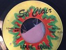 SWAMP RATS 45 60s Garage Rock Louie Louie/Hey Joe  St.Clair original pressing