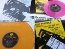 Sex Pistols I SWEAR I WAS THERE ORANGE VINYL LP & PINK 7 INCH & Poster & Ticket
