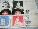 2 KATHIE KING 45 RPM RECORDS PICTURE SLEEVES PROMO PHOTOS & LETTER - GIRL GROUP
