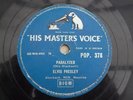 ELVIS PRESLEY PARALYZED RARE 78 RPM RECORD