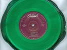 RARE 1987 BEATLES GREEN VINYL JUKEBOX PROCESS TEST PRESSING CAPITOL S7-18894