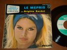 LE MEPRIS BOF OST EP BRIGITTE BARDOT GEORGES DELERUE GODARD ORIGINAL PHILIPS