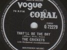 The Crickets Jukebox R&R 78rpm Vogue Coral #72279 Great Juke Box Dowop 78 RPM