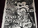 RARE 1981 BLACK FLAG FLYER WASTED YOUTH CIRCLE ONE @ CUCKOO'S NEST PUNK KBD