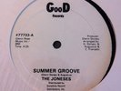 THE JONESES - Summer Groove - GOOD -- RARE ORIG DISCO BOOGIE 12