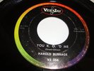 NORTHERN SOUL- HAROLD BURRAGE- VEE JAY 45 RPM- YOU K.O.'D ME / GREAT DAY- LISTEN