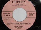 rare R&B Popcorn 45 ERVIN RUCKER baby you were meant for me DUPLEX Hear