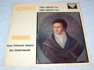 BEETHOVEN PIANO CONCERTO NO 1 & 2 DECCA WIDE BAND SXL 2178 BACKHAUS ISSERSTEDT