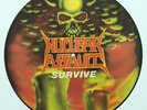 NUCLEAR ASSAULT -Survive PIC-LP 1988 FLAG  21 P rare  vio-lence death angel hexx