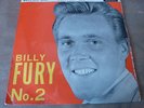 BILLY FURY  BILLY FURY No2 EP 1962 DECCA DFE 6699 VERY NICE RARE EP