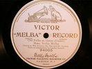 Victor Melba Record 94005 Nellie Melba Old Folks At Home by Stephen Foster 78