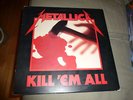 METALLICA Kill Em All lp   FIRST PRESSING WITH INNER SLEEVE
