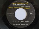 Rockabilly 45, Donnie Bowser, Talk to Me Baby, HEAR MP3