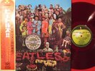 THE BEATLES SGT PEPPERS LONELY HEARTS CLUB BAND JAPAN APPLE ISSUE RED WAX LP OBI
