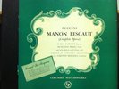 1951 ED1 CBS LORENZO MOLAJOLI puccini manon lescaut 2 LP Mint- SL 111 Vinyl