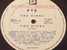 The KINKS 1ST.LP ORIG.ARGENTINA MONO,on MUSIC HALL/PYE WHITE LABEL PR0M0 HardCvr