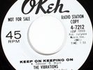 Rare Vibrations Northern Soul 45 Keep On Keeping On MINT 1964 Okeh WLP Promo