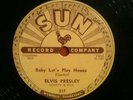Elvis Sun 78 RPM Record - Baby Let's Play House