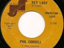 Phil Cordell PSYCH ROCK 45 Red Lady JANUS 114 Listen