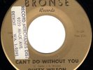 ? DUSTY WILSON - CAN'T DO WITHOUT YOU - BRONSE ?