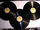 3 RADIO TRANSCRIPTION  DISKS - 