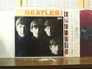 THE BEATLES LP MEET THE BEATLES ORIGINAL ODEON RED VINYL w SLEEVE & INSERT VG++