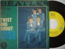 BEATLES 7 PS Twist And Shout Italy TOLLIE T 9901 EXPORT COVER USA super rare 45