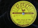 JERRY LEE LEWIS - 78 rpm 