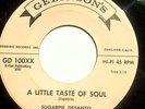 R&B 45-SUGARPIE DESANTO-A LITTLE TASTE OF SOUL M-