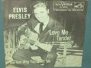 Elvis Presley 47-6643 Love Me Tender 45 W/ GREEN Sleeve 1956