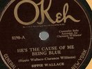 Sippie Wallace, Let My Man Alone Blues Okeh 8190 78 rpm Clarence Williams