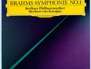 HERBERT VON KARAJAN BRAHMS SYMPHONIE NO. 1 DGG DIG AUDIOPHILE NM