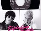 THE EXPLODING HEARTS Making Teenage Faces/Your Shadow, Black Vinyl w/insert
