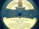(R) LEHMANN LILLI Opera 78rpm Odeon 50355|6 Crucifix(Faure)/Fidelio-Aria Leonore