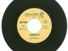 RARE 45 RPM, Ocapello's, General Records 107, The Stars/Anytime, *Cream Colored*