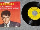 ? ELVIS PRESLEY WL PROMO 45 - 1968 RCA# 47-9600- WE'LL CALL ON HIM w/PS 